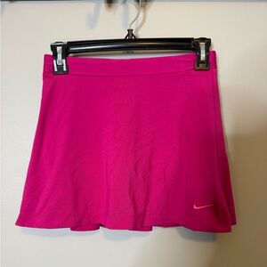 Nike Pink Dri-FIT Tennis Skirt Small Hot Pink